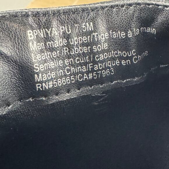 BP NIYA LUG SOLE‎ CHELSEA BOOT IN BLACK NWOB WOMEN'S SIZE 7.5M - Picture 10 of 12